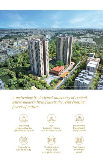 3 BHK Apartment For Resale in Mahindra Zen Hosur Road Bangalore 6824432