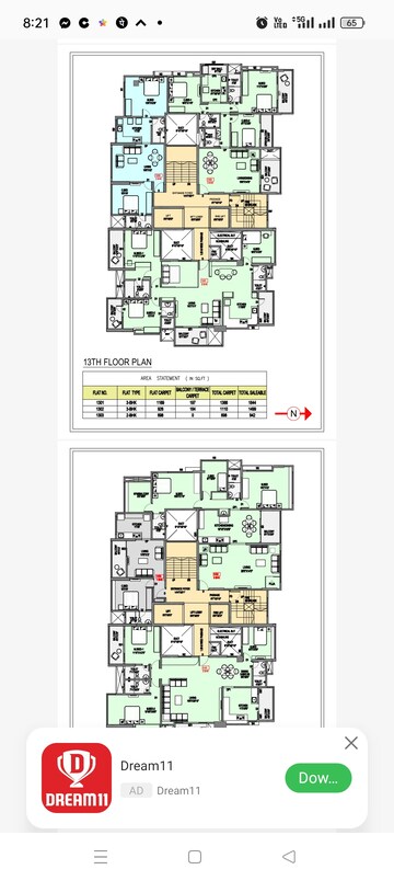 2 BHK Apartment For Resale in Ram Krupa Apartment Kothrud Pune  6827303