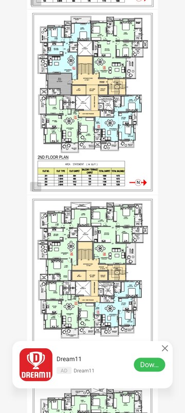 2 BHK Apartment For Resale in Ram Krupa Apartment Kothrud Pune  6827303