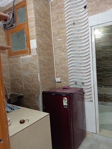 Bathroom in 1 BHK Builder Floor at Lajpat Nagar – for Rent
