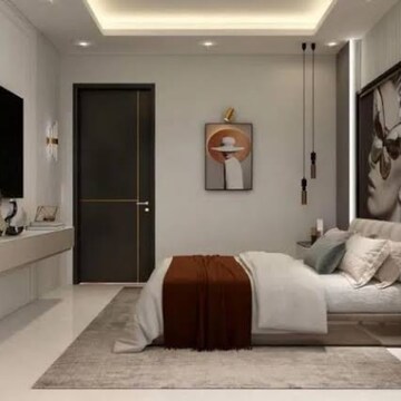 Bedroom in 3 BHK Apartment at Adani Samsara Vilasa, Sector 63 – for Rent