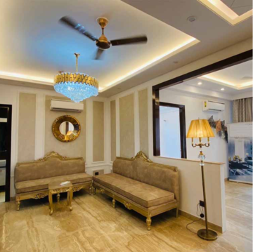 Living Room in 3 BHK Apartment at Adani Samsara Vilasa, Sector 63 – for Rent