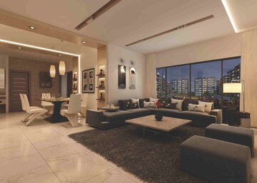 Living Room in 3 BHK Apartment at Vesu – for Sale