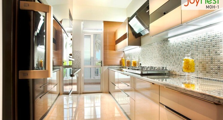 Kitchen, l-t-crescent-bay-t2 4 Bedroom 2600 Sq.Ft. Apartment In Parel Mumbai 6837871