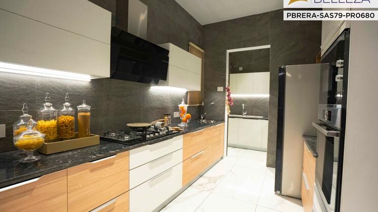 Kitchen, l-t-crescent-bay-t2 4 Bedroom 2858 Sq.Ft. Apartment In Parel Mumbai 6837912