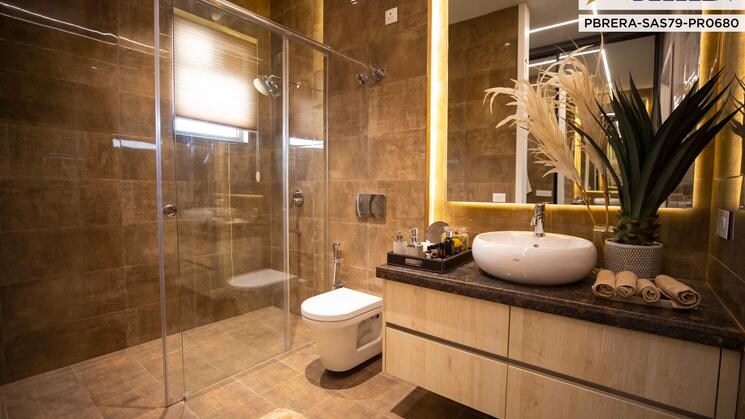 Attached Bathroom, l-t-crescent-bay-t2 4 Bedroom 2858 Sq.Ft. Apartment In Parel Mumbai 6837912