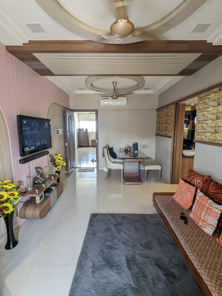 Living Room, the-wadhwa-evergreen-heights 2 Bedroom 1040 Sq.Ft. Apartment In Kalwa Thane 6840778