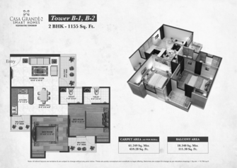 2 BHK Apartment For Resale in Earthcon Casa Grande II Gn Sector Chi V Greater Noida  6843066