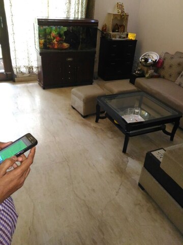 Living Room in 2 BHK Builder Floor at Lajpat Nagar – for Rent