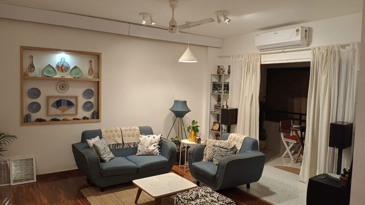 Living Room, chordhia-spring-flower 2 Bedroom 860 Sq.Ft. Apartment In Pashan Pune 6843888