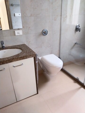 Attached Bathroom in 3 BHK Apartment at Juhu – for Rent