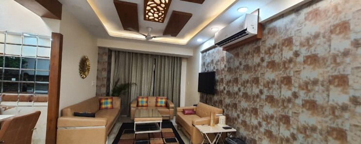 Living Room, niho-marvel-scottish-garden 3 Bedroom 1485 Sq.Ft. Apartment In Ahinsa Khand 2 Ghaziabad 6852955