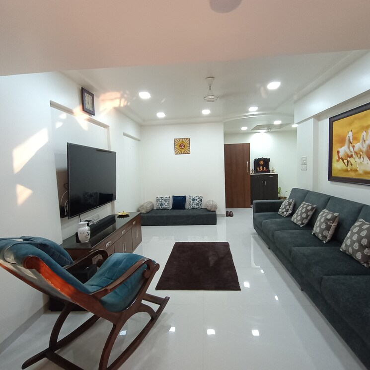 Living Room, indraprastha-complex-chs 2 Bedroom 1100 Sq.Ft. Apartment In Vashi Sector 29 Navi Mumbai 6853665