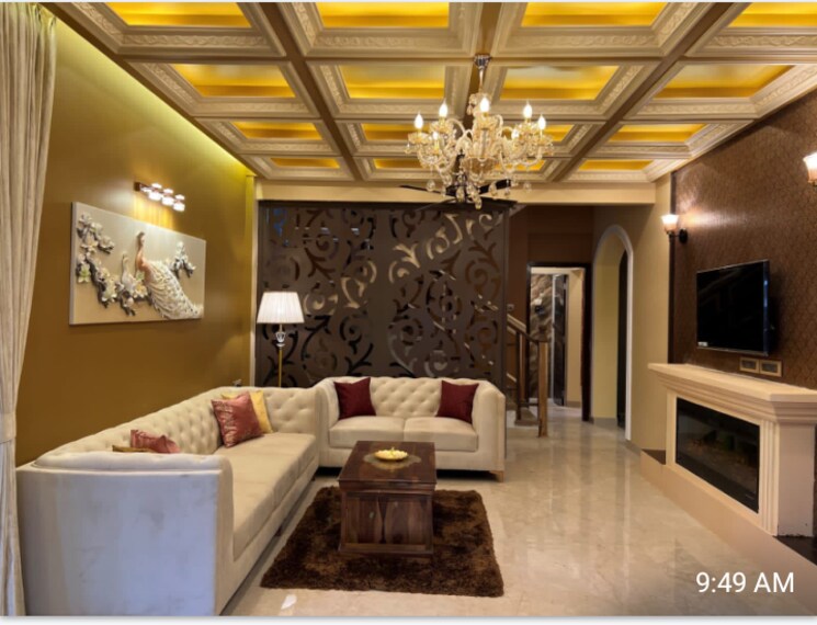 Living Room, swaraj-luxuria 4 Bedroom 5600 Sq.Ft. Villa In Ulwe Navi Mumbai 6858648