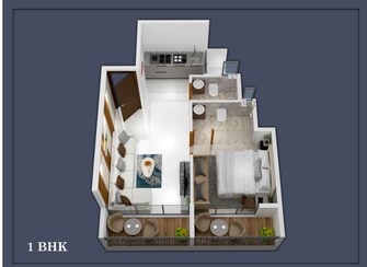 1 BHK Apartment For Resale in Mahavir Anant Ulwe Navi Mumbai  6860647