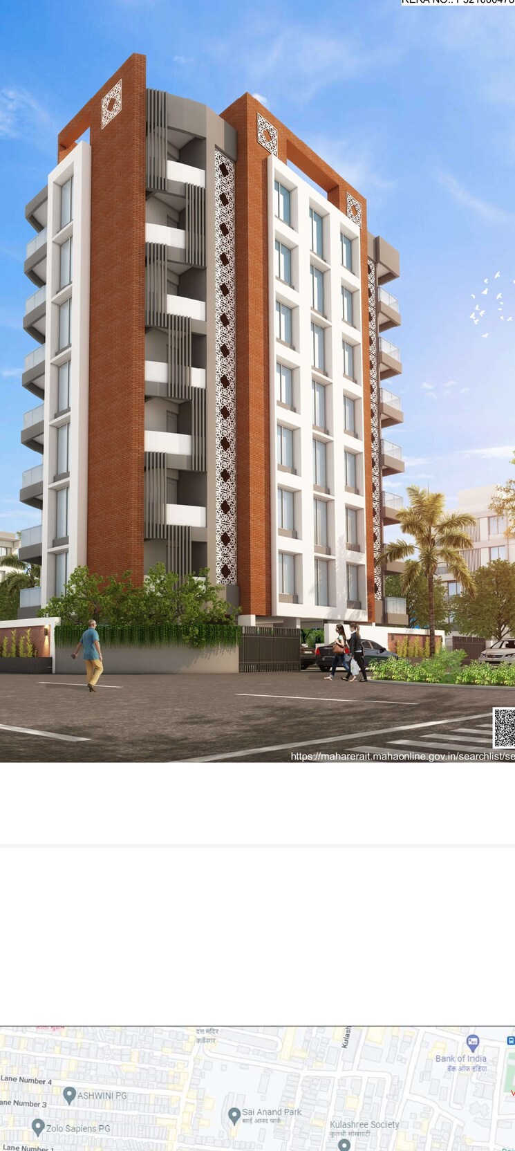 Exterior View, krishna-kunj-karvenagar 3 Bedroom 1139 Sq.Ft. Apartment In Karve Nagar Pune 6861052
