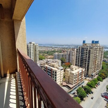Balcony in 2 BHK Apartment at Parsik Nagar – for Rent