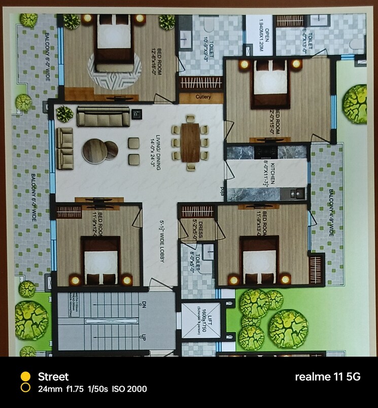 Floor Plan, sector 84 4 Bedroom 325 Sq.Yd. Builder Floor In Sector 84 Faridabad 6887506