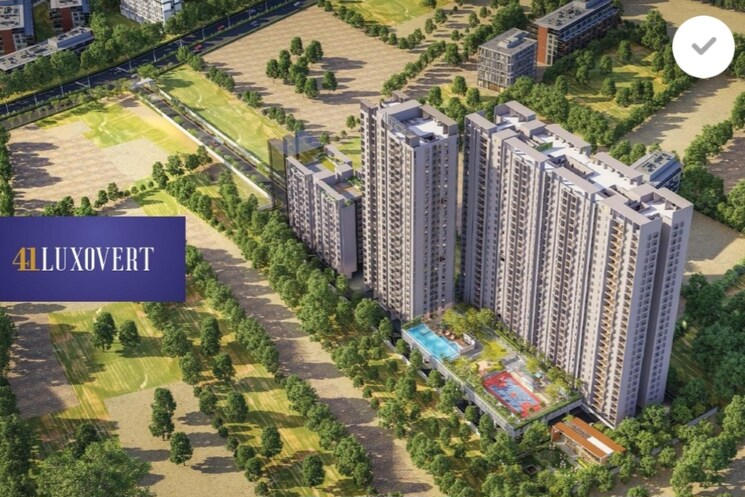 Exterior View, krisala-41-luxovert 3 Bedroom 1481 Sq.Ft. Apartment In Tathawade Pune 6891319