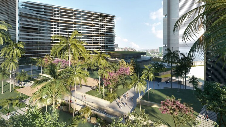 Garden, solitaire-world 3 Bedroom 1323 Sq.Ft. Apartment In Bibwewadi Pune 6899604