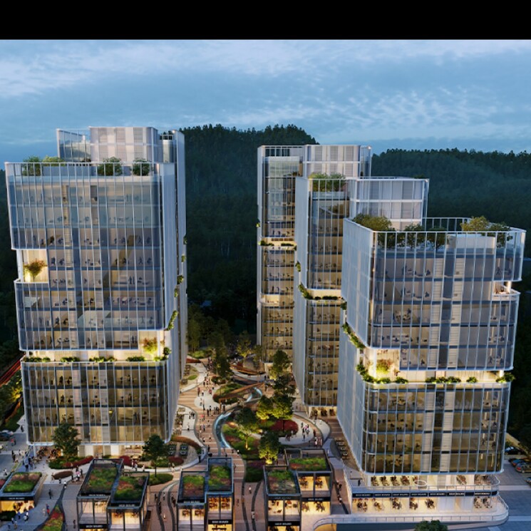 Exterior View, sunrise-corporate-park Commercial Office Space in IT/SEZ 637 Sq.Ft. In Wagle Industrial Estate Thane 6901508