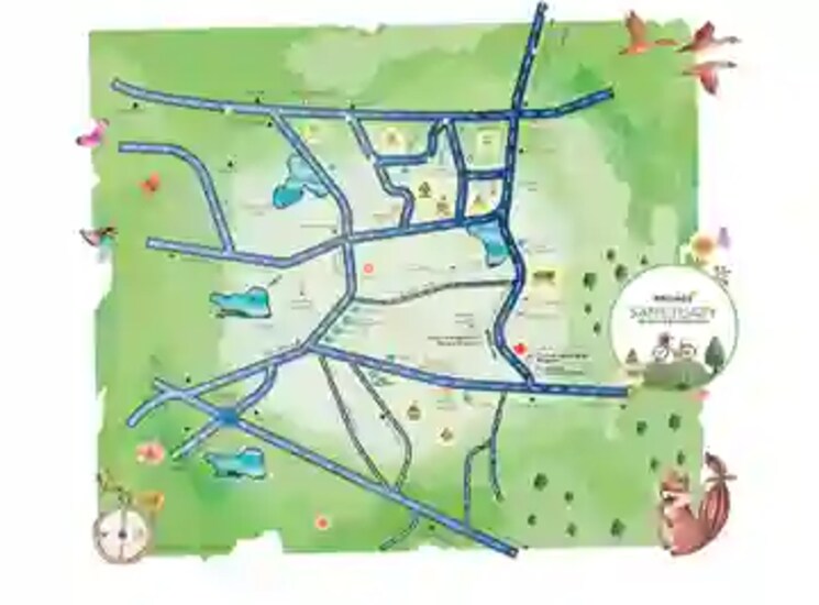 Map Location, brigade-sanctuary 3 Bedroom 1692 Sq.Ft. Apartment In Sarjapur Road Bangalore 6916795