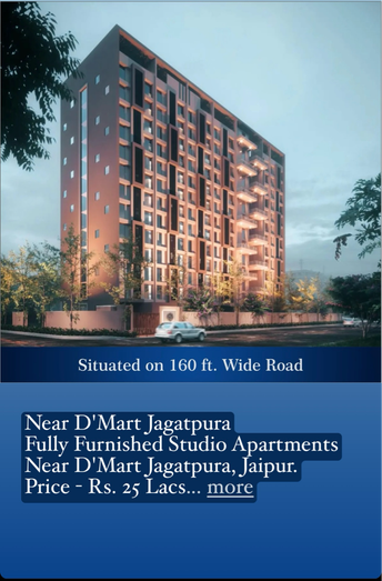 Studio Apartment For Resale in Jagatpura Jaipur 6918029