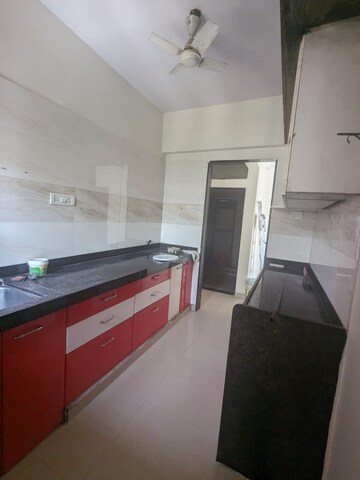 Kitchen in 3 BHK Apartment at Sanghvi Valley, Kalwa – for Rent