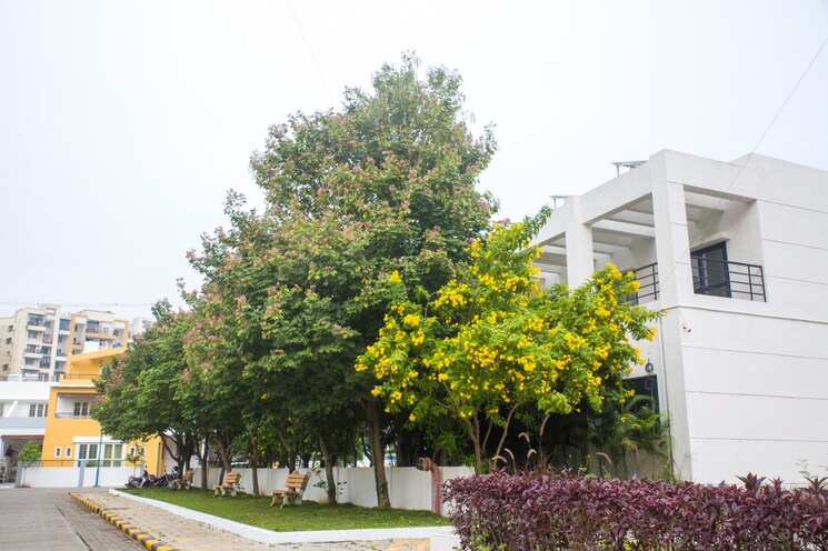 Garden, kate-moze-hollyhock-city 1 Bedroom 430 Sq.Ft. Apartment In Lohgaon Pune 6937564