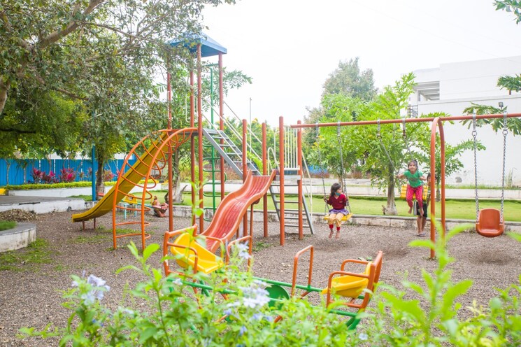 Garden, kate-moze-hollyhock-city 1 Bedroom 430 Sq.Ft. Apartment In Lohgaon Pune 6937564