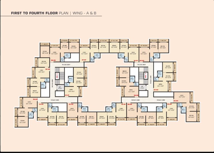Floor Plan, aashray-aanand 1 RK 400 Sq.Ft. Apartment In Ambernath East Thane 6941243