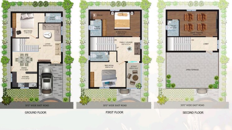 Indresham Map Resale 3 Bedroom 2140 Sq.Ft. Villa in Indresham Hyderabad - 6950213