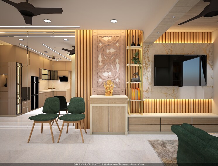 Living Room, tata-amantra 2 Bedroom 683 Sq.Ft. Apartment In Ashok Nagar Thane 6953228