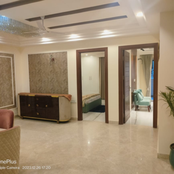 Living Room in 4 BHK Builder Floor at Vipul World Floors, Sector 48 – for Rent
