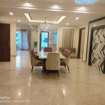 Living Room in 4 BHK Builder Floor at Vipul World Floors, Sector 48 – for Rent