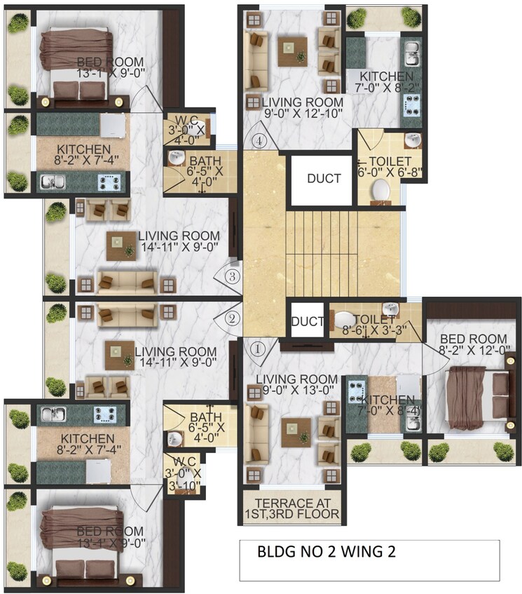 Floor Plan, dreams-park-neral 1 Bedroom 369 Sq.Ft. Apartment In Neral Navi Mumbai 6954427