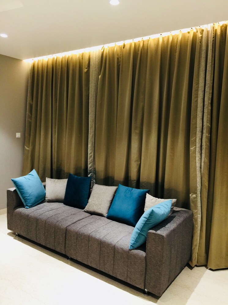 Living Room, krisala-41-luxovert 2 Bedroom 811 Sq.Ft. Apartment In Tathawade Pune 6957506