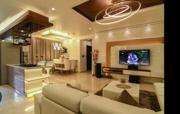 Living Room in 4 BHK Penthouse at Ambience Creacions, Sector 22 – for Sale