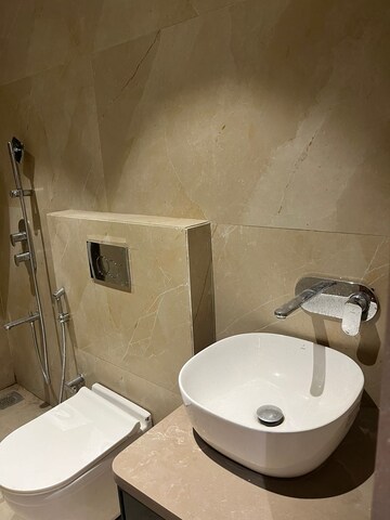 Bathroom in 3 BHK Apartment at Kabra Primera, Juhu – for Rent