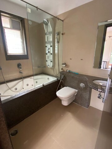 Bathroom in 3 BHK Apartment at Nyati Wind Chimes, Undri – for Rent