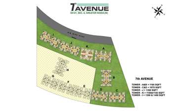 2 BHK Apartment For Resale in Gaur City 7th Avenue Noida Ext Sector 4 Greater Noida 6960338