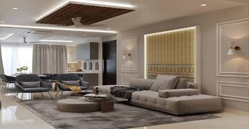 Living Room in 3 BHK Apartment at Conscient Parq, Sector 80 – for Sale