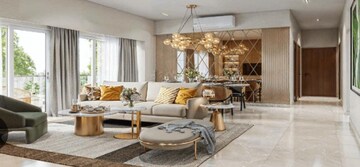 Living Room in 3 BHK Apartment at Conscient Parq, Sector 80 – for Sale
