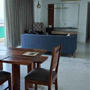 Living Room in 4 BHK Apartment at Tata Primanti-Tower Residences, Dhani – for Rent