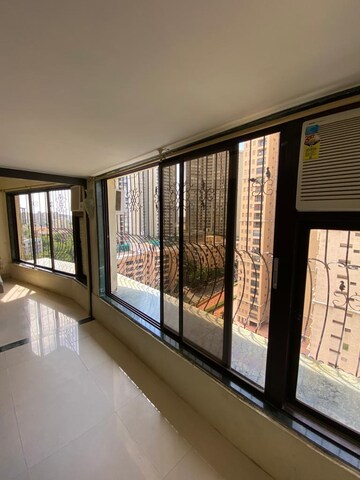 Balcony in 2.5 BHK Apartment at Royal Classic Co Op Society, Andheri West – for Rent