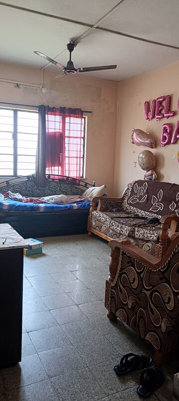 Bedroom in 2 BHK Apartment at Swapnapurti CHS Pune, Nigdi – for Sale