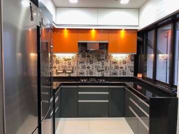 Kitchen in 3 BHK Apartment at Shishira Apartment, Andheri West – for Sale