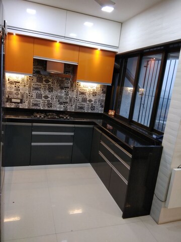 Kitchen in 3 BHK Apartment at Shishira Apartment, Andheri West – for Sale