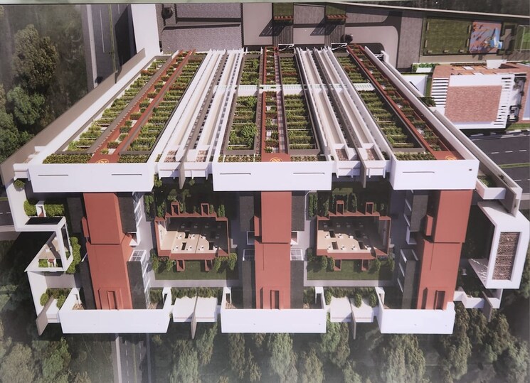 Exterior View, kumar-parv 3 Bedroom 1329 Sq.Ft. Apartment In Moshi Pune 6972721