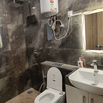 Attached Bathroom in 3 BHK Apartment at M3M Skywalk, Sector 74 – for Rent